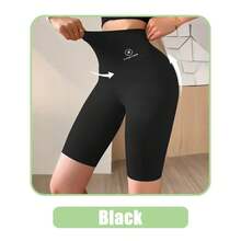 Pantalones cortos deportivos de M-XL para mujer, mallas de cintura alta con realce, para ciclismo, trotar, Fitness, gimnasio, Yoga - 3 EN 1 - 1 JUEGO - Ver 2