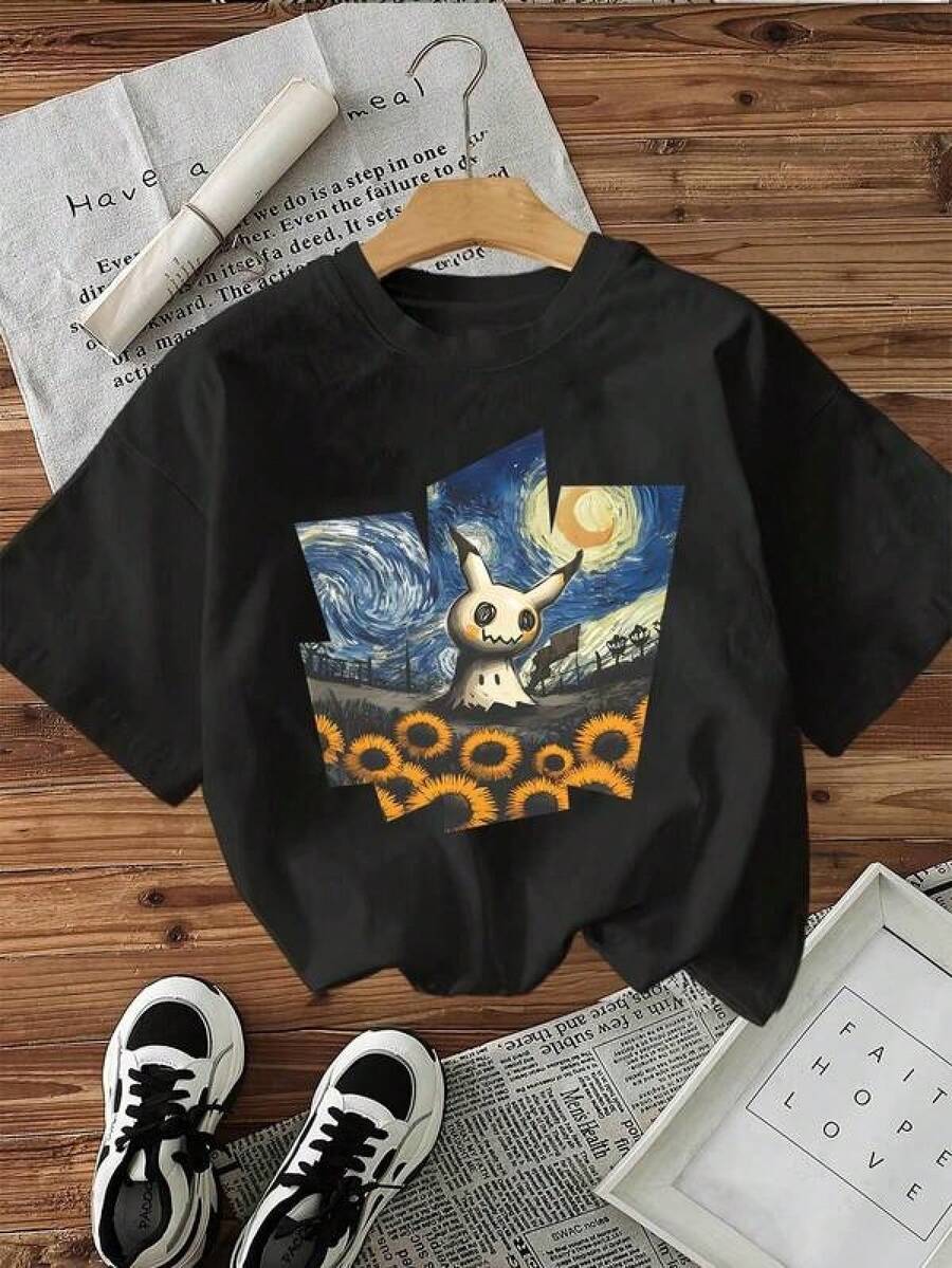 Women T-Shirts - Black - View 1