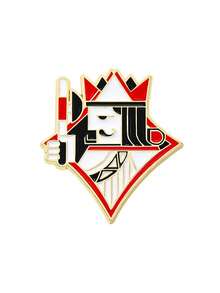 1pc Playing Card King Shape Brooch, Creative Good Luck Metal Badge, Bag/Clothing Decor, Exquisite Design, Versatile Daily/Party Outfit Accessory - Multicolor - View 13
