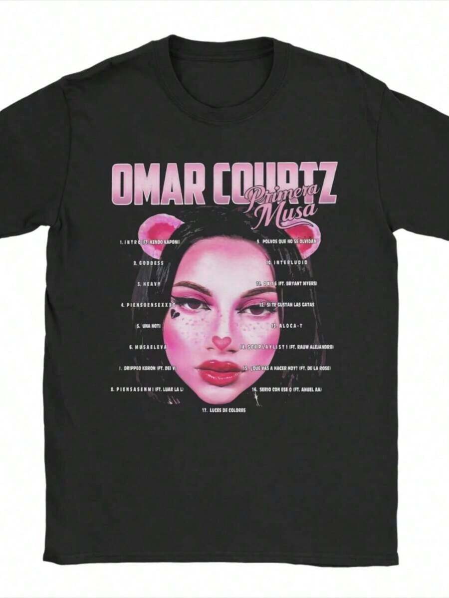 Camiseta Estampada Para Hombre Y Mujer, Ropa De Verano Con Gato Divertido, Ropa De Verano De Algodón, Camiseta, Ropa De Calle De Alta Calidad 2026. -Vintage Street Style Unisex Loose Cotton Short Sleeve Crew Neck T-Shirtblusas para mujer, playeras de mujer,blusas casuales para dama, - Negro 7 - Ver 1