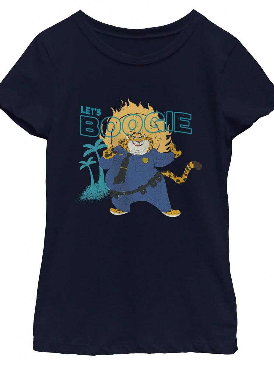 Gir1ls Z1ootopia 2 Officer Clawhauser Let's B1Oogie T S1Hirt.