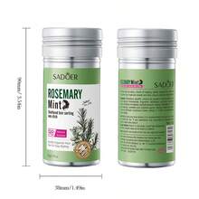 SADOER 一套迷迭香薄荷发蜡棒，带刷子，不油腻，有效控制毛躁，打造卷发造型。适用于所有发质，可用于刘海、发型设计、防卷曲，蕴含天然植物萃取精华，温和萃取自天然植物，也适用于节日、派对、旅行、户外活动、Y2K时尚、角色扮演、感恩节、圣诞节等各种场合，是馈赠佳品。 - 多款 - 查看 9