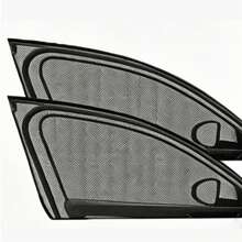 Tấm che nắng lưới cho xe hơi (4/2 chiếc), chống tia UV, phù hợp với mọi loại xe, tạo sự riêng tư, giảm chói và cản côn trùng, chất liệu thoáng khí, phụ kiện xe hơi thiết yếu. - A - Xem 3