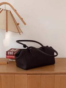 2026 Bolso de hombro y de mano con diseño exclusivo, apariencia de alta calidad, espacioso para uso diario y profesional - Negro - Ver 6