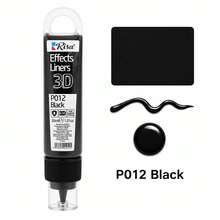 1.01 Fl Oz 3D Acrylic Outline Pen, Multiple Colors Available, DIY Doodle Painting Pen Suitable For Glass, Ceramic, Stone, Art And Handmade Crafts - Single Piece - View 21