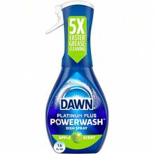 Dawn Platinum Powerwash Dish Spray, Dish Soap, Apple Scent,3 Cleaning Boosters Not Found In Traditional Dish Soaps Power Of An Overnight Soak In Minutes Suds Activate On Contact Without Water, No Water Needed Until Rinsing - 16oz - Xem 10