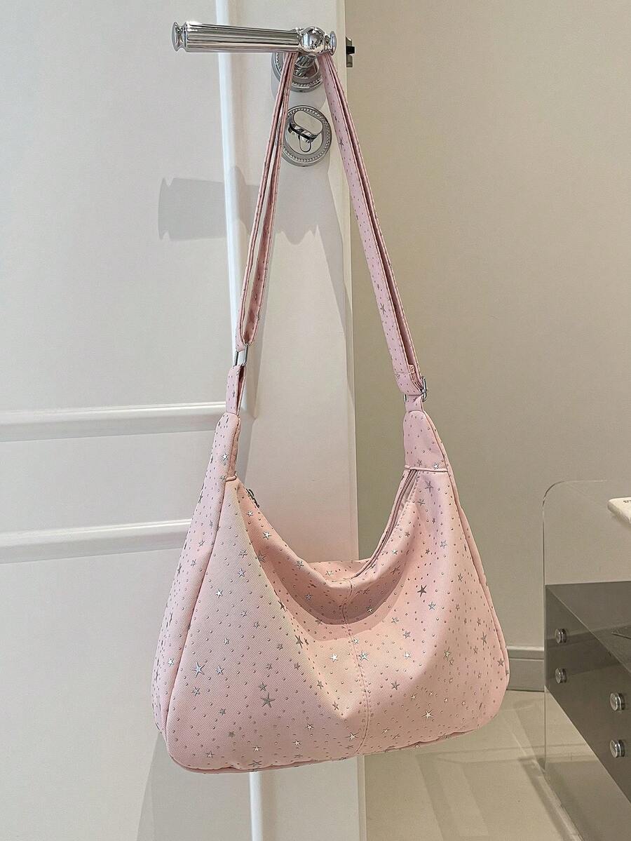 New Fashionable Large Tote Bag For Women, Shoulder Bag With High-Quality Design - Pink - View 1