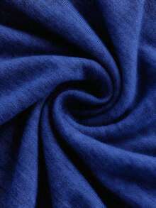 Vestido elegante de punto sin tirantes ajustado y multicolor para mujer - azul real - Ver 4
