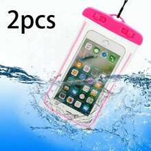 5/3pcs Waterproof Phone Pouch, Waterproof Bag, Travel Essential, Universal Waterproof Phone Bag, Air Cushion Waterproof Phone Case, 1/2/3/4/5pcs Set, With Lanyard Waterproof Phone Case, Suitable For IPhone 15/14/13/12/11 Pro Max, Waterproof Phone Case For Swimming Underwater, Beach Dry Bag, Sports Bag, Leisure Travel, Vacation, Summer Swimming Bag, Holiday Supplies, Beach Accessories, Pool Floats - Multicolor - View 93