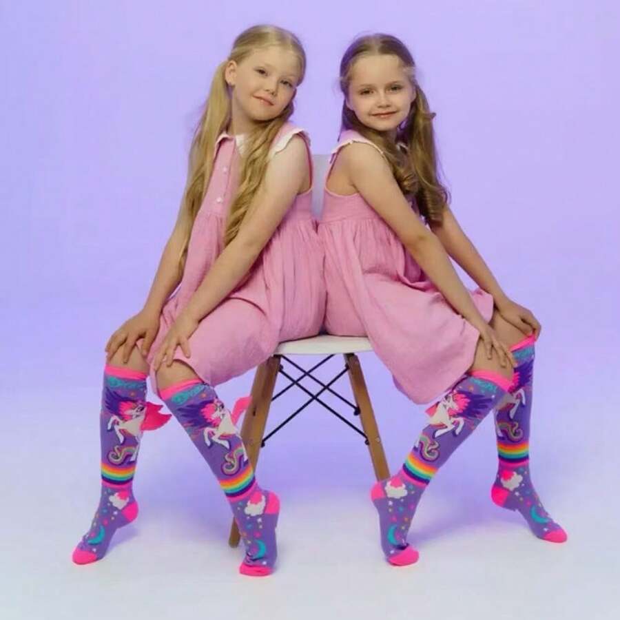 3D Fun Kids' High-Top Socks, One Size, Random Colors, Boy Or Girl MI 3D - A9 - View 1