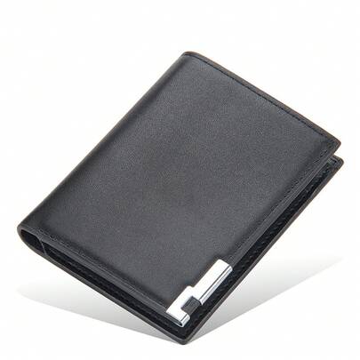 Men's Short Wallet, Youth Ultra-Thin Wallet, Men's Horizontal Style