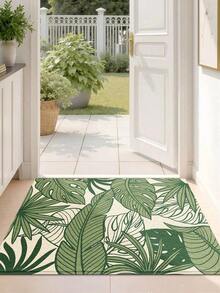 1pc Woven Texture Door Mat Runner Area Rug, Multi-Color 3D Retro Print Pattern Cashmere Rug Carpet, Suitable For Bathroom, Kitchen, Entryway, Hallway, Bedside, Living Room, Bedroom, Washable, Anti-Slip Backing, Suitable For Christmas, Thanksgiving, Valentine's Day, Christmas Decoration, Christmas Decor, Decorative Rugs, Bathroom Accessories, Room Decor Set - 多色 5 - 查看 4