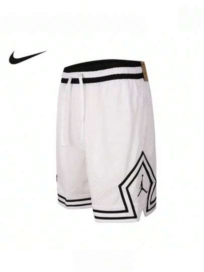 Nike Quần short thể thao bóng rổ mùa hè thoáng khí bằng vải lưới dành cho nam giới.
