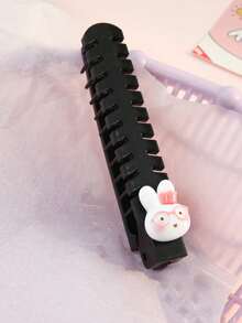 New Rabbit Shaped Foldable Comb, Cute Compact Portable Hair Brush For Students, Women Hair Massage Comb - Multicolor - View 8