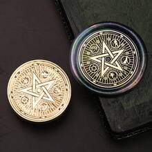 1 Stück Astronomie Serie Wachssiegel Stempel, Muster von Uhr, Kompass usw. für Umschläge, Grußkarten, Lesezeichen, DIY Basteleien, Geschenkdekoration Wachssiegel - Briefmarkenköpfe der astronomischen Serie - Übersicht 19