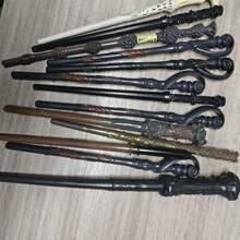 1支经典高细节魔法棒 - 收藏装饰品，适合粉丝、角色扮演派对、桌面摆设、魔法主题活动、生日礼物、节日和返校礼物 - 彩色 - 查看 9