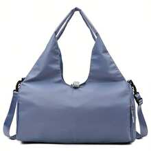 Bolsa de gran capacidad para mujer para gimnasio & viajes con compartimento para zapatos, bolsa deportiva ligera, cierre con cremallera, bolsa para yoga & entrenamiento de fitness, adecuada para gimnasio, correr y uso diario - Multicolor - Ver 9