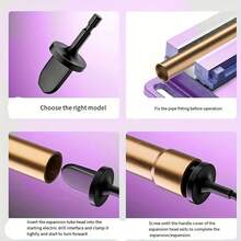 6件組六角柄擴管器，銅管擴張鑽頭，軟銅管工具鑽頭，空調銅管擴管維修套件，包含1/4"、3/8"、1/2"、5/8"、3/4"、7/8"鑽頭！ - 擴管鑽頭 - 查看 6