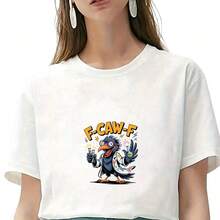 1 Peça / 2 Peças / 3 Peças Patch Termocolante de Transferência de Calor Quirky Science Crow F-CAW-F, Adesivo de Tecido DIY Estilo Laboratório Divertido para Decoração de Camiseta, Moletom, Bolsa de Lona - Multicolorido - Visão 6