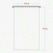 Transparent Shower Curtain Liner With 9 Mesh Storage Pockets, Waterproof PEVA Plastic Lining For Bathrooms, Clear Shower Curtain Storage Bag, Dimensions 70 X 72 Inches - Multicolor - 查看 8