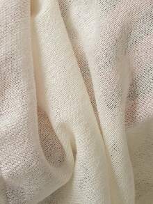 Áo khoác cardigan dài tay màu trắng mới mùa hè, kiểu dáng gợi cảm, thắt dây eo, chống nắng, chất liệu dệt kim, thanh lịch, nữ tính, đa năng, phù hợp đi làm, đi biển, dự tiệc, hẹn hò, đám cưới, đi học. - Màu be - Xem 9