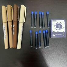 14/10支裝可愛水豚造型鋼筆組，可愛動物設計，黑色墨水，耐用塑膠材質，適合辦公室與學校用品，開學季首選，適用於作業、日記與書信書寫，學生文具 - 卡皮巴拉 - 查看 6