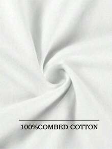 1 pieza Camiseta de gimnasio para chicas, divertida, estilo vintage, holgada, cómoda, estilo urbano, de algodón, 180g, 100% algodón. - Blanco - Ver 8