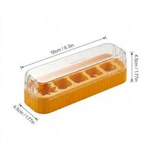 1/2/3pcs 5 Grids Plastic Ice Mold With Lid, Reusable Fruit & Beverage Ice Tray, Beer Refrigeration Tool, Suitable For Refrigerator Ice Maker In Kitchen, Restaurant,Bar - View 14