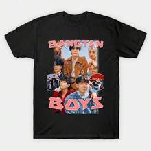 Fan Graphic T-Shirt Bangtan Boys Unisex K-Pop Tee S-5XLblusas para mujer playeras de mujer vestidos casuales para mujer y2k playeras deportivas para mujer verano camisetas ropa de mujer Fashion Perfect For Daily - Negro - Ver 1