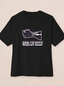 Dam-T-shirts - Svart - Visa 7