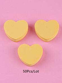 50/100Pcs Mini Heart Nail Buffer Blocks, Double Sided Washable Nail Files, 100/180 Grit Foam Nail Buffers For Natural Nails Shaping Polishing Manicure Tools - Multicolor - View 13