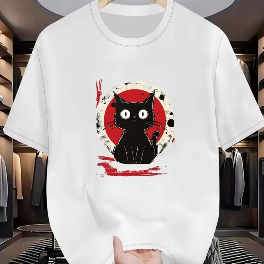 Camiseta impresa para hombres y mujeres - Blanco - Ver 1