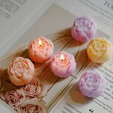 9pcs/Box Set, New Rose Scented Candles, Handmade Soy Wax Fragrance Candles, Smokeless Candles, Birthday Gift, Housewarming Gift, Rose Candles, Mini Candles, For Home Decor, Room Decor, Dining Table Decor, Holidays, Party Decorations, Lovely Decoration, Wedding, Valentine's Day Gift, Birthday Present, Christmas Decorations, Christmas Decor, Christmas Gifts, Room Decor (1 Box Of 9pcs, 2 Boxes Of 18pcs, 3 Random Colors) - Multiple Styles - View 6