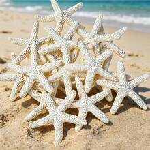10/40pcs Resin Starfish Decorations, Cute Small Starfish, Suitable For Wedding, Holiday Decor, Home Decor And Crafts - Star - View 2