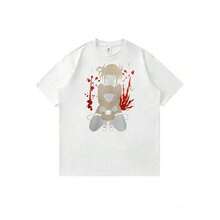 Camiseta de cuello redondoMy-Heros-Academia-Himiko-Toga-Bloody Summer Anime Character Print T-Shirt Unisex Crew Neck Casual Streetwear Tops,Camiseta con estampado kawaii,Top de estilo urbano hip-hop,blusas para mujer,La elección perfecta para tus atuendos de San Valentín,afiliado ,camiseta masculina con gráfico divertido,Prenda masculina de moda - Blanco - Ver 1