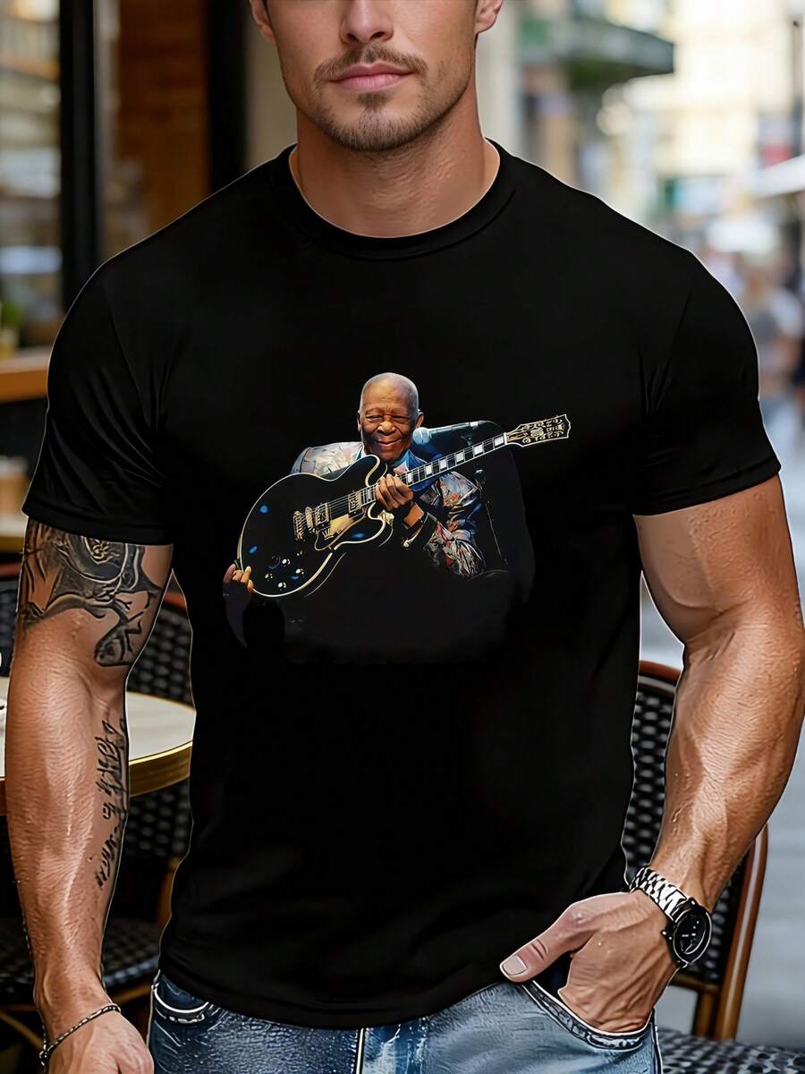 Men T-Shirts - Black - View 1