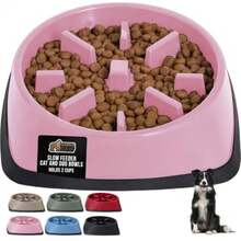 ® Patented  Slow Feeder Dog Bowls, Interactive Puzzle Toy For Dogs And Cats Food Training Enrichment, Keeps Pets Busy And Prevents Puppy Overeating, All Breeds - 2 cốc - Xem 8