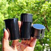 1pc, Small/Large 2 Sizes Plastic Grinder, Cross-Border Hot-Selling Portable Smoking Accessory, Outdoor Portable Tobacco Grinder, Suitable For All Age Hand-Rolling Enthusiasts Manual Plastic Grinding Tool, Practical Gift For Old Friends Gathering! - View 2