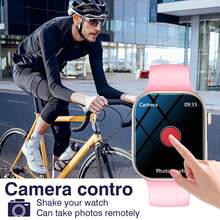 Smartwatch, llamada/marcación inalámbrica, múltiples modos deportivos, alerta y rechazo de llamadas entrantes, recordatorio de SMS, fondo de pantalla personalizable, regalo de vacaciones y cumpleaños - Multicolor - Ver 9