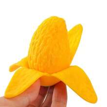 1个软绵绵的芒果水果挤压玩具，缓解压力 - 彩色 - 查看 5