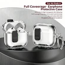 1個透明軟矽膠鎖扣式保護殼附支架，適用於 Apple Pro 3 無線藍牙耳機，多色可切換，保護套適用於 Pro 2 - 彩色 - 查看 29