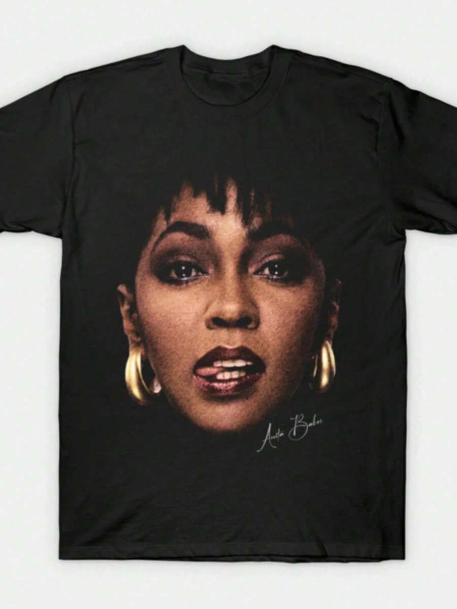 Las camisetas más vendidas de 2026Anita Baker Vintage R&B Singer Portrait Graphic T-Shirt, Soul Music Fan Tee, Casual Cotton Crew Neck Top, Summer Tops For Women, Regular Fit,Camisetas gráficas del Mundial 2026,blusas para mujer,La elección perfecta para tus atuendos de San Valentín,afiliado ,camiseta masculina con gráfico divertido,Camisetas de K-Pop para hombre,blusas de niña,playeras niño,Camisetas de dibujos animados/anime - Negro - Ver 1