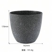 1个哑光仿石花盆，室内花盆，陶瓷花盆，花瓶，阳台植物盆，家居装饰，大容量植物生长栽培盆，室内装饰花瓶 - 升級款 - 查看 35