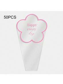 1/50 túi quà hoa trong suốt, thích hợp cho Ngày Valentine, Ngày của Mẹ, Sinh nhật, Đám cưới, Lễ tốt nghiệp và các dịp lễ kỷ niệm khác. - nhiều màu - Xem 13