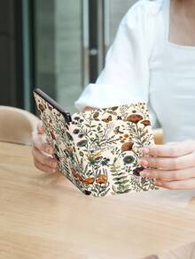 极简植物叶子印花保护套，适用于 Kindle NK 11/Kindle 儿童版/Kindle Paperwhite 5、Kindle 2024，轻巧便捷，具备自动唤醒/睡眠功能，完美贴合保护您的阅读设备，是送给孩子/家人的理想礼物。 - 彩色 - 查看 8