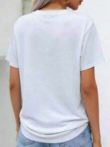 Women T-Shirts - White - View 3