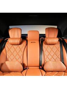 Car Headrest, Nappa Leather Comfortable And Breathable, Suitable For All Seasons And All Car Models, Car Interior Kit, Car Interior Accessories - Multicolor - View 2