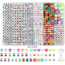Approx. 200pcs (Loose Beads) / 480pcs (Set Box) / 1920pcs (4-Piece Set Box) + 1 Box Of Letter Beads, Horse Beads, Barrel Beads, Kandi Beaded Bracelet Jewelry Making Kit, For Handmade DIY Bracelets, Necklaces, Earrings, Bracelets, Jewelry, Crafts, Gifts (Random Colors) - Multicolor - View 12