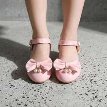 1 Paar modische, vielseitige Mädchen Plateau High Heel Sandalen, verstellbares Schnürsystem, süßer Prinzessinnenstil, geeignet für den täglichen Gebrauch und Urlaub - Pink - Übersicht 4