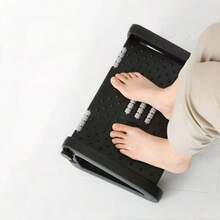 1pc Adjustable Height Ergonomic Rocking Foot Massager, Suitable For Office/Study/Living Room, Relieves Fatigue, Perfect Holiday Gift For Leaders And Relatives - Black - View 2